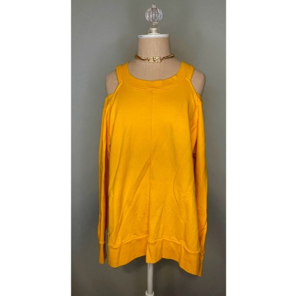 Daniel Patrick Bright Yellow Sweatshirt Size M - Picture 2 of 9